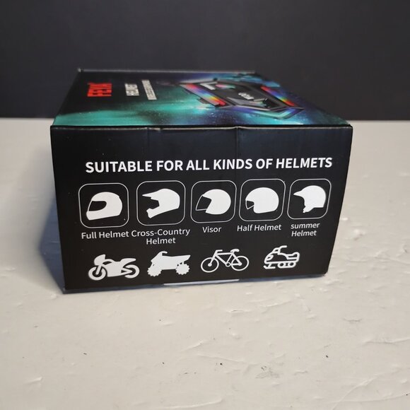 Feya Helmet Wireless Earphone With RBG Lights - Picture 2 of 14